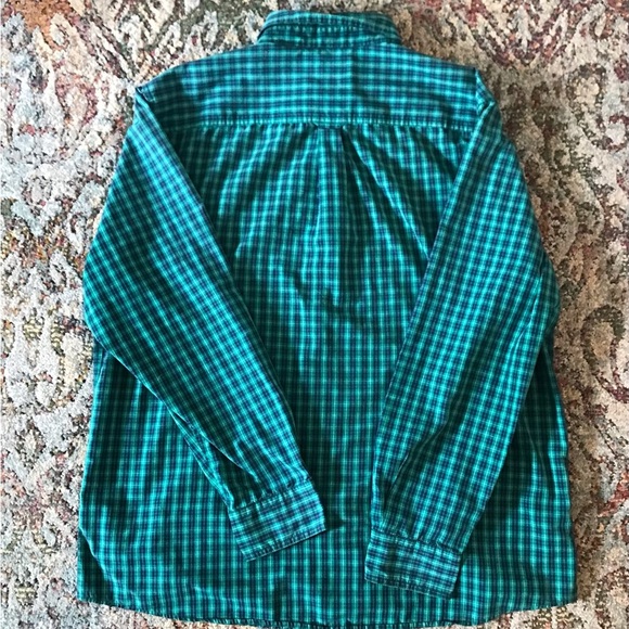 Chaps Easy Care Button Up Plaid Mens Shirt XL - Picture 3 of 5